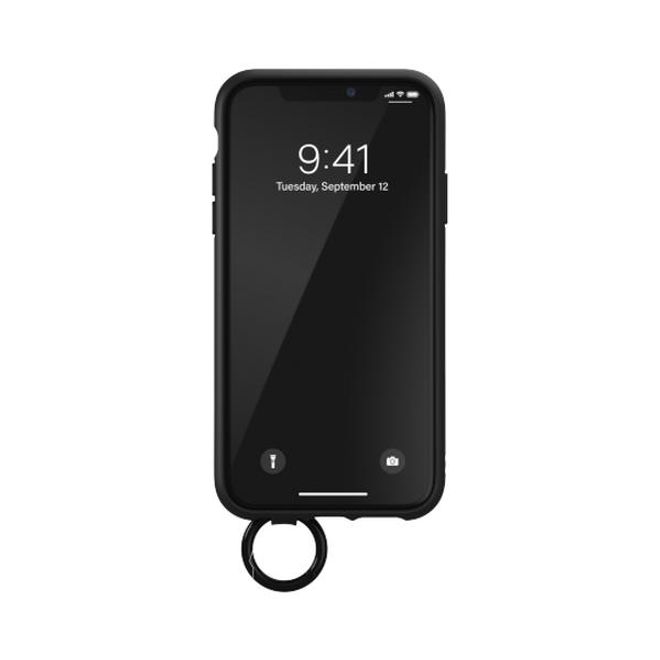 Adidas - iPhone 11 Hülle - Hardcase mit Griffband - Hand Strap Series - schwarz