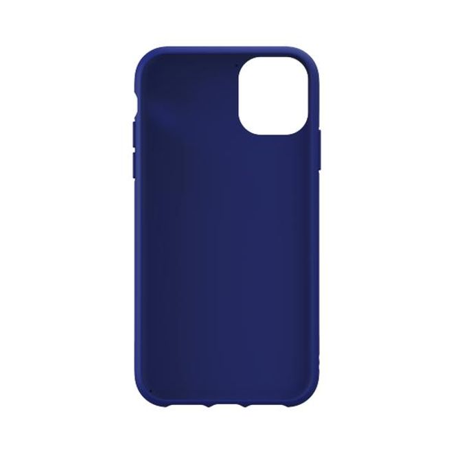 Adidas - iPhone 11 Hülle - Softcase mit Textiloberfläche - Moulded - blau