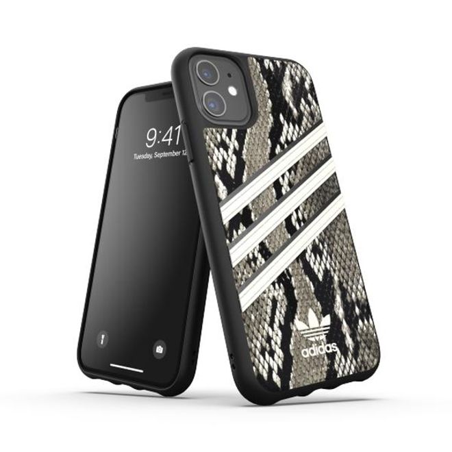 Adidas - iPhone 11 Hülle - Hardcase mit strukturierter Oberfläche - Moulded - schwarz