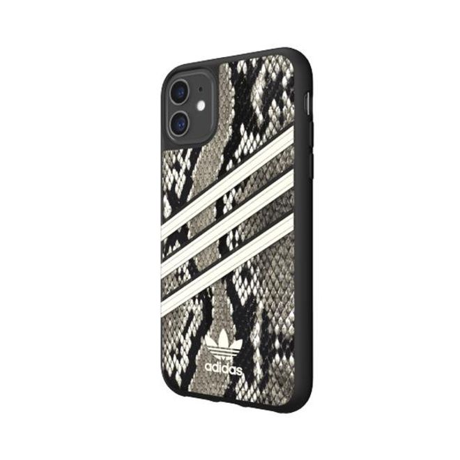 Adidas - iPhone 11 Hülle - Hardcase mit strukturierter Oberfläche - Moulded - schwarz