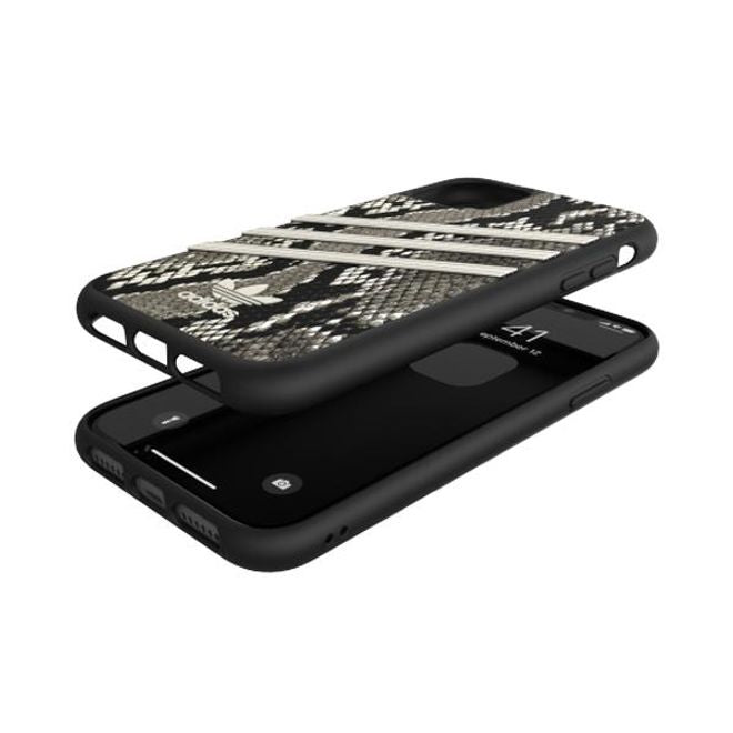 Adidas - iPhone 11 Hülle - Hardcase mit strukturierter Oberfläche - Moulded - schwarz