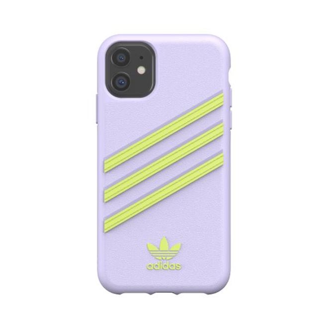 Adidas - iPhone 11 Hülle - Hardcase mit strukturierter Oberfläche - Moulded - lila