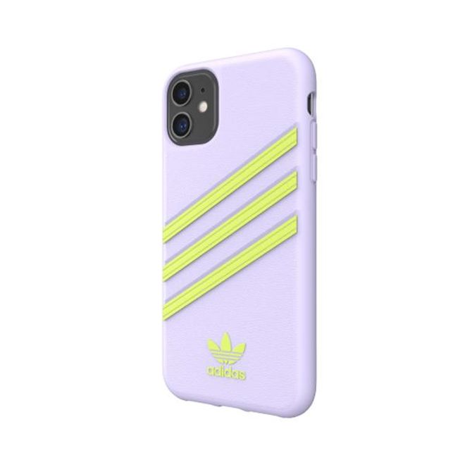 Adidas - iPhone 11 Hülle - Hardcase mit strukturierter Oberfläche - Moulded - lila