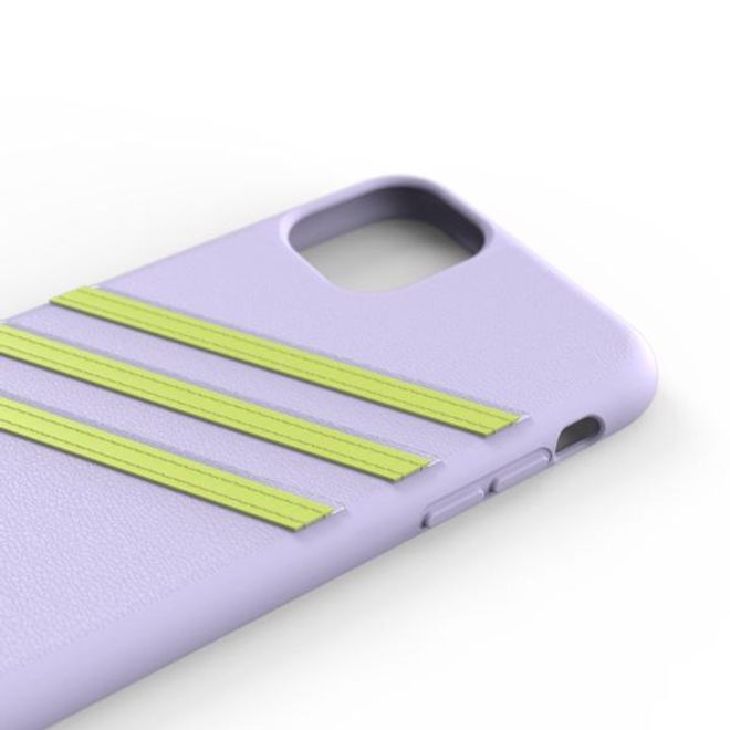 Adidas - iPhone 11 Hülle - Hardcase mit strukturierter Oberfläche - Moulded - lila