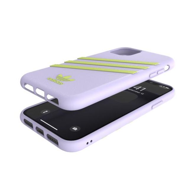 Adidas - iPhone 11 Hülle - Hardcase mit strukturierter Oberfläche - Moulded - lila