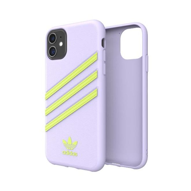 Adidas - iPhone 11 Hülle - Hardcase mit strukturierter Oberfläche - Moulded - lila