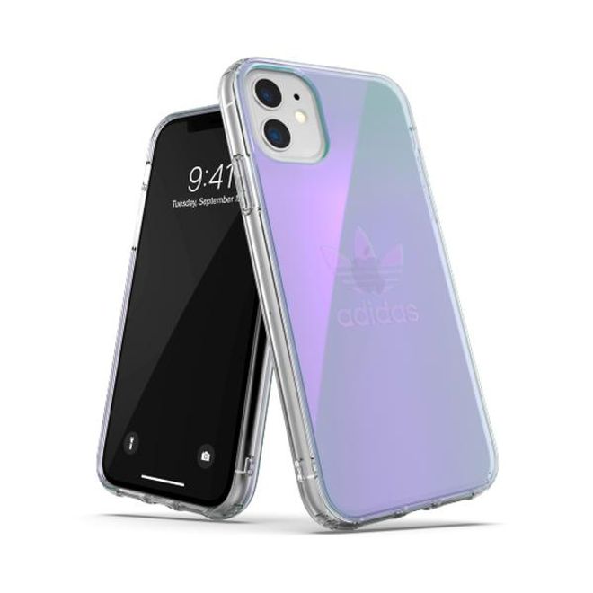 Adidas - iPhone 11 Hülle - Softcase aus flexiblem TPU - Protective Clear Series - bunt