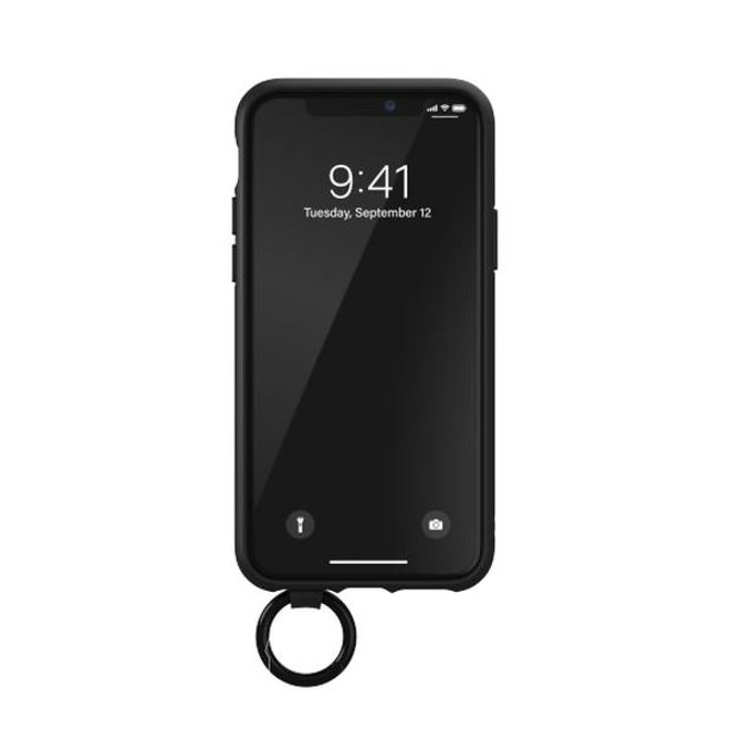 Adidas - iPhone 11 Pro Hülle - Hardcase mit Griffband - Hand Strap Series - schwarz