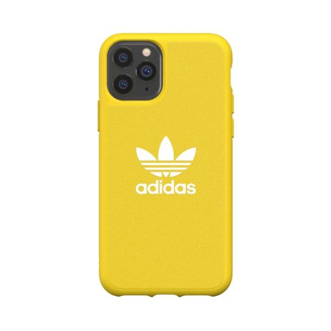 Adidas - iPhone 11 Pro Hülle - Softcase mit Textiloberfläche - Moulded - gelb