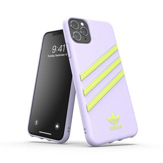 Adidas - iPhone 11 Pro Max Hülle - Hardcase mit strukturierter Oberfläche - Moulded - lila