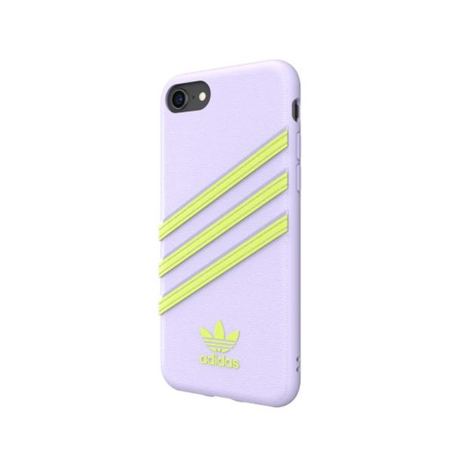 Adidas - iPhone SE (2022) / SE (2020) / 8 / 7 / 6S / 6 Hülle - Hardcase mit strukturierter Oberfläche - Moulded - lila