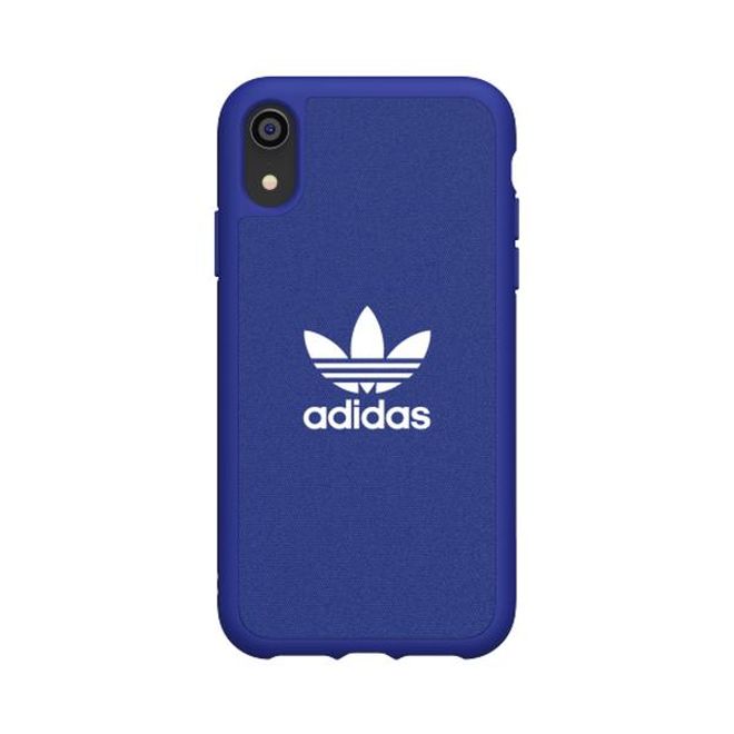 Adidas - iPhone XR Hülle - Softcase aus TPU - Moulded - blau