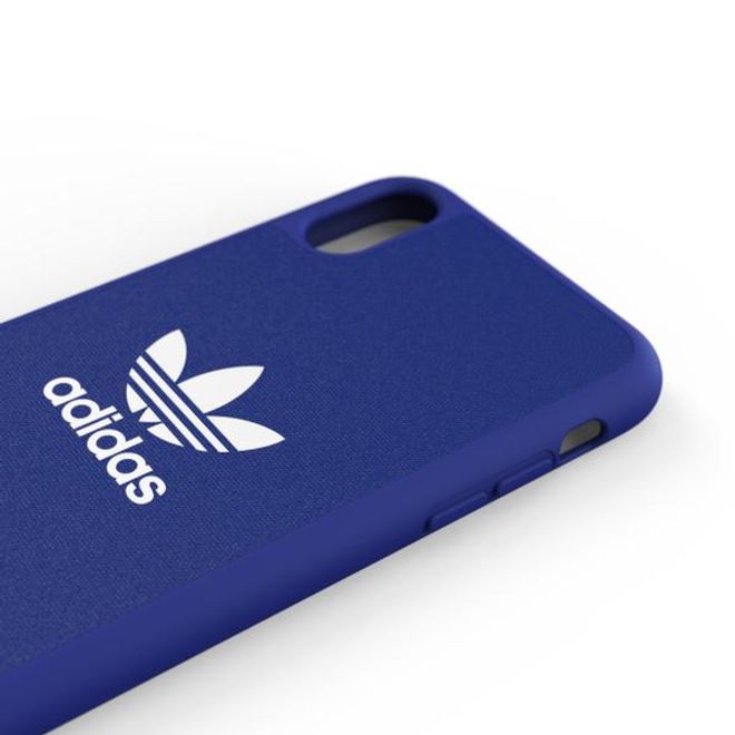 Adidas - iPhone XR Hülle - Softcase aus TPU - Moulded - blau