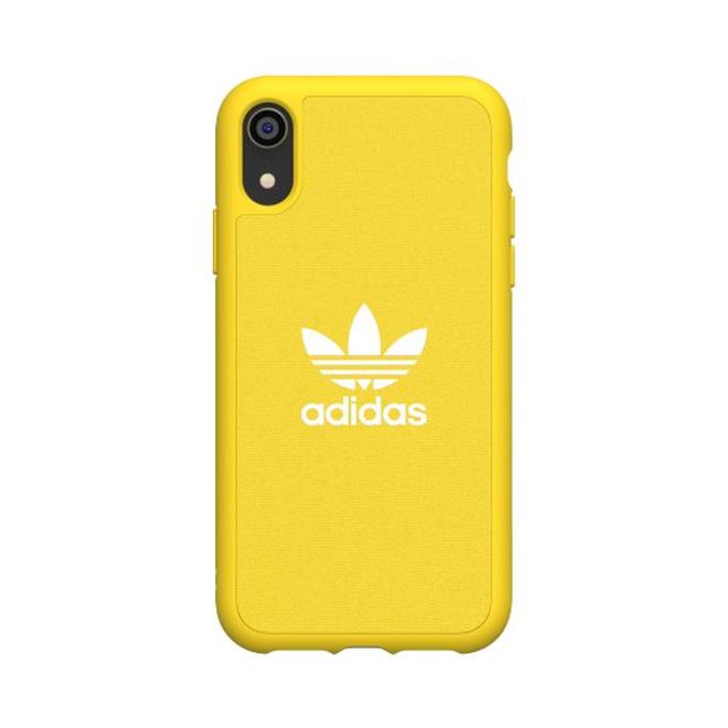 Adidas - iPhone XR Hülle - Softcase aus TPU - Moulded - gelb