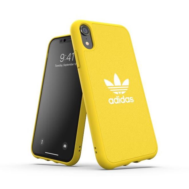 Adidas - iPhone XR Hülle - Softcase aus TPU - Moulded - gelb