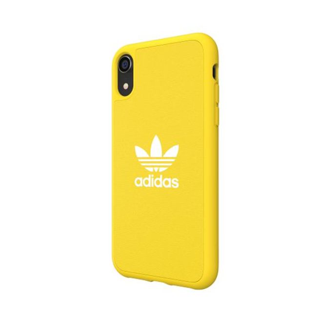 Adidas - iPhone XR Hülle - Softcase aus TPU - Moulded - gelb