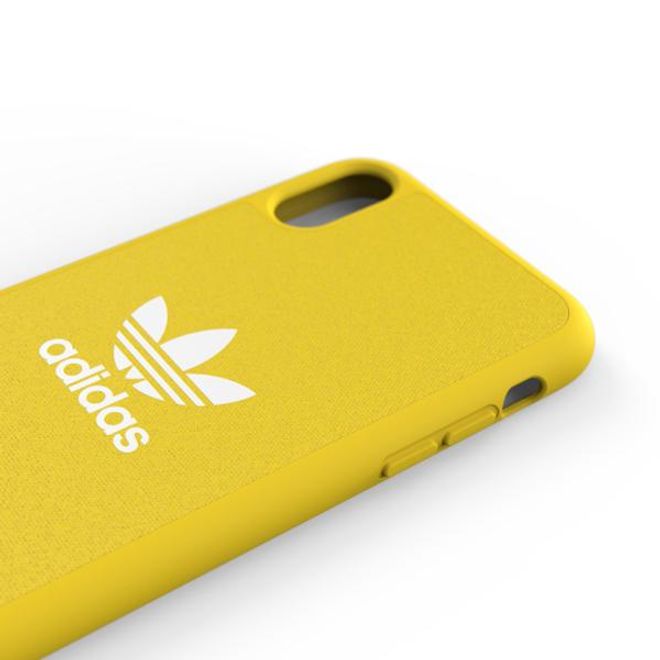 Adidas - iPhone XR Hülle - Softcase aus TPU - Moulded - gelb