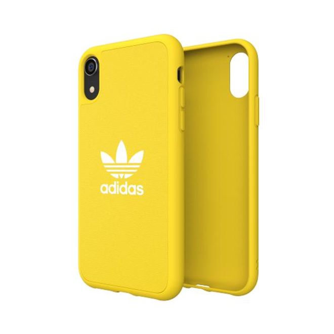 Adidas - iPhone XR Hülle - Softcase aus TPU - Moulded - gelb