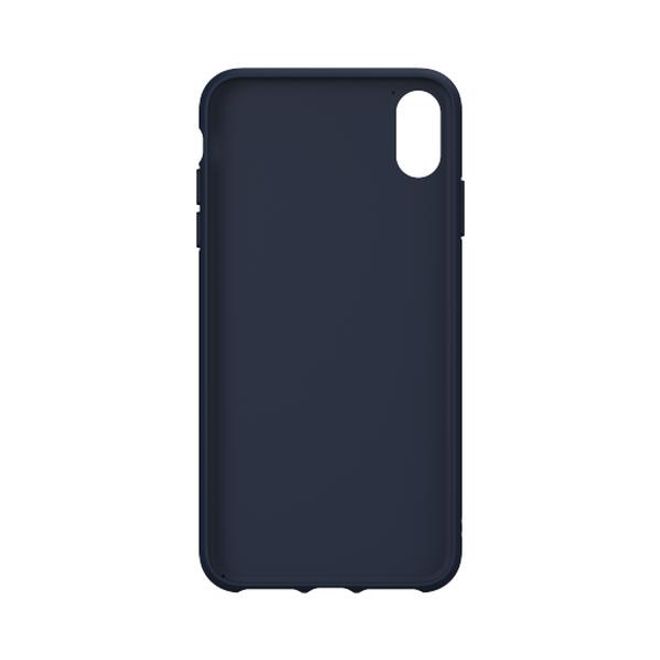 Adidas - iPhone XS Max Hülle - Hardcase mit Ultrasuede Oberfläche - Moulded - blau