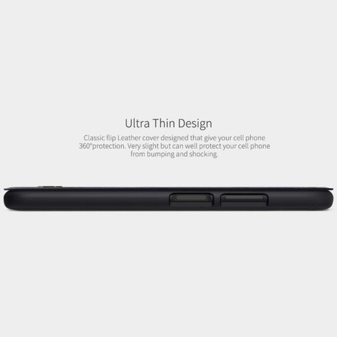 Nillkin - Huawei P40 Lite Hülle - Leder Book Case - Qin Series - braun