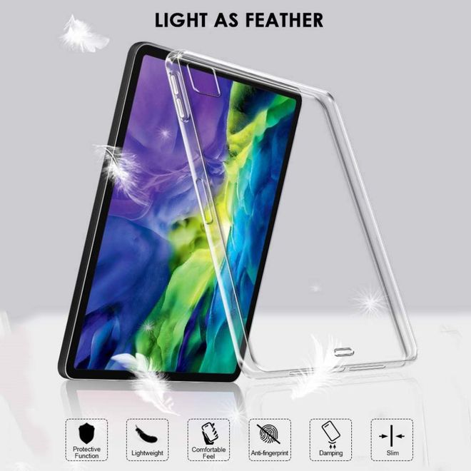 Étui pour tablette iPad Pro 11 (2022 / 2021 / 2020) - Étui souple en TPU - Transparent
