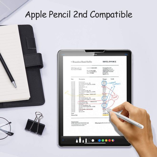 iPad Pro 12.9 (2022 / 2021 / 2020) Protective Glass Screen Protector - Tempered Glass - 0.3mm thick - transparent