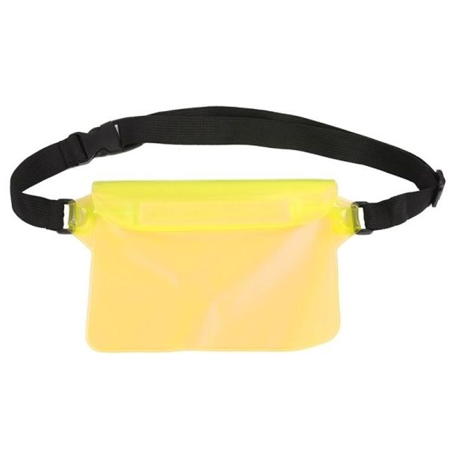 Universelle Wasserdichte Bauchtasche für Handys bis 7 Zoll - gelb