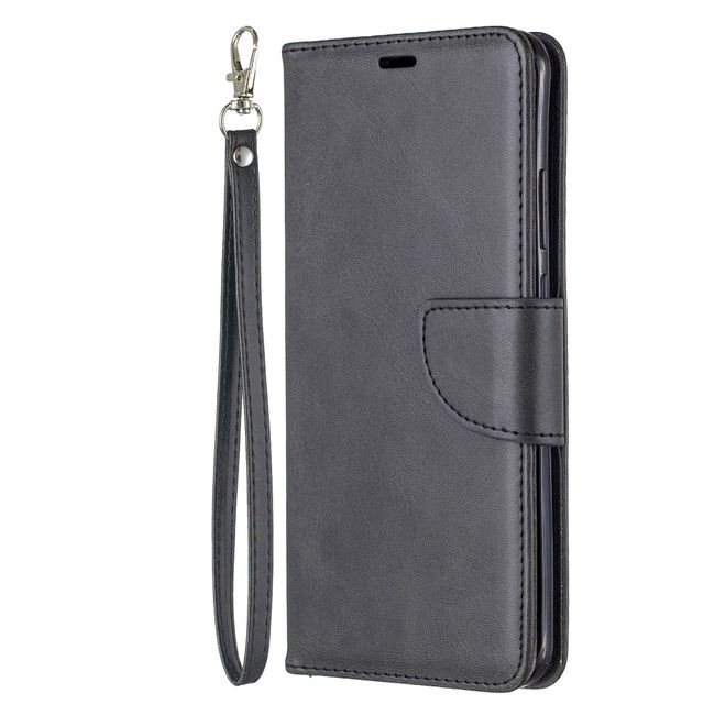 Huawei P40 Pro Handy Hülle - Classic IV Leder Bookcover Series - schwarz