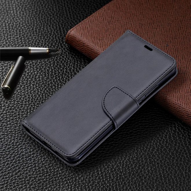 Huawei P40 Pro Handy Hülle - Classic IV Leder Bookcover Series - schwarz