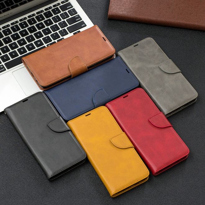 Huawei P40 Pro Handy Hülle - Classic IV Leder Bookcover Series - schwarz