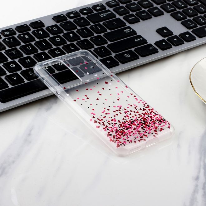 Huawei P40 Pro Handyhülle - Softcase Image Plastik Series - kleine Herzen