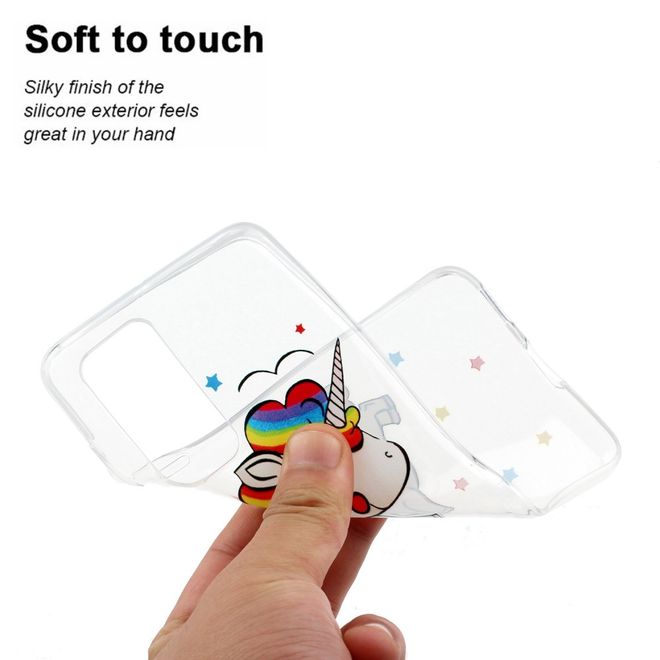 Huawei P40 Pro Handyhülle - Softcase Image Plastik Series - süsses Einhorn