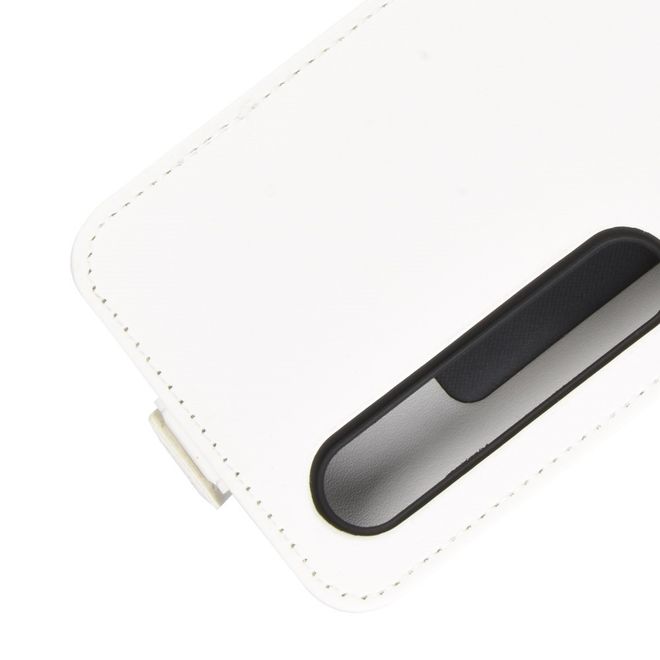 Xiaomi Mi 10 / Mi 10 Pro Handyhülle - Crazy Horse Leder Flipcase - vertikal - rot