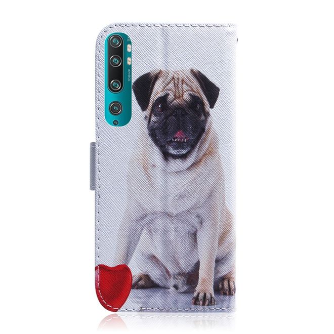 Xiaomi Mi 10 / Mi 10 Pro Handy Hülle - Leder Bookcover Image Series - Hund und Herz