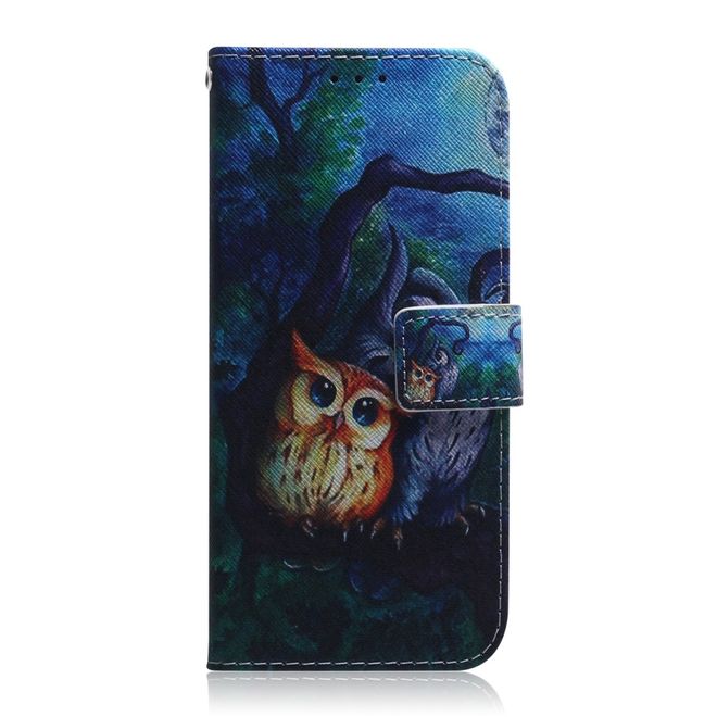 Xiaomi Mi 10 / Mi 10 Pro Handy Hülle - Leder Bookcover Image Series - düstere Eulen