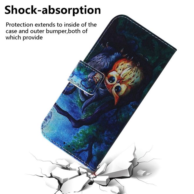 Xiaomi Mi 10 / Mi 10 Pro Handy Hülle - Leder Bookcover Image Series - düstere Eulen