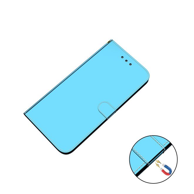 Xiaomi Mi 10 / Mi 10 Pro Hülle - Mirror Surface Bookcover Series - blau