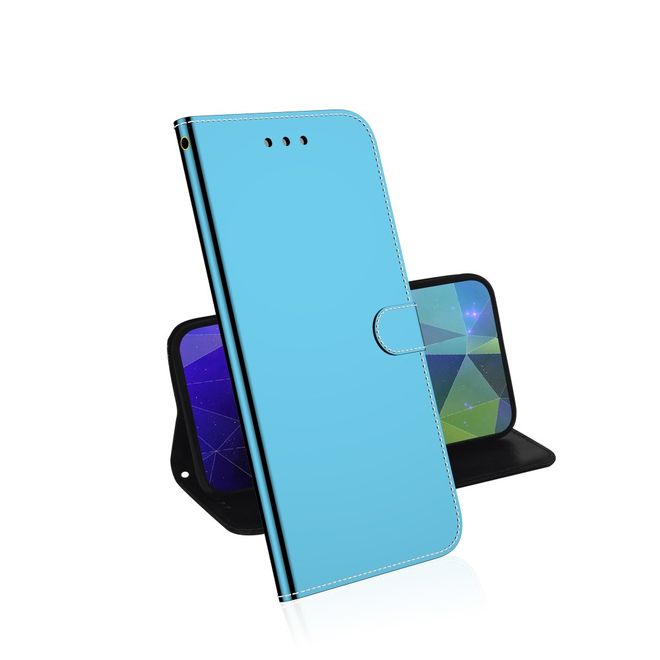 Xiaomi Mi 10 / Mi 10 Pro Hülle - Mirror Surface Bookcover Series - blau