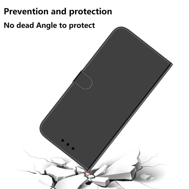Xiaomi Mi 10 / Mi 10 Pro Hülle - Mirror Surface Bookcover Series - schwarz