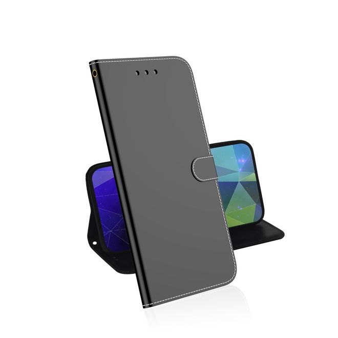 Xiaomi Mi 10 / Mi 10 Pro Hülle - Mirror Surface Bookcover Series - schwarz