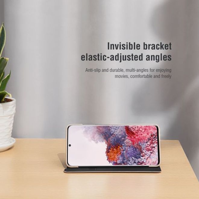 Nillkin - Samsung Galaxy S20 Hülle - Leder Case - Ming Series - beige