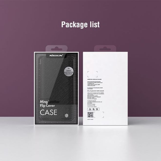 Nillkin - Samsung Galaxy S20 Ultra Hülle - Leder Case - Ming Series - beige