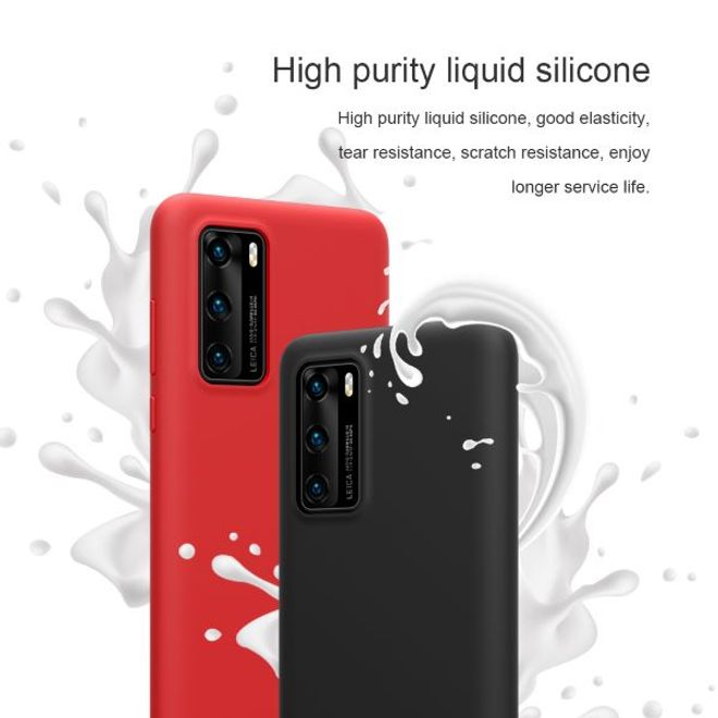 Nillkin - Huawei P40 Handyhülle - Case aus flexiblem Plastik/Silikon - Flex Pure Series - schwarz