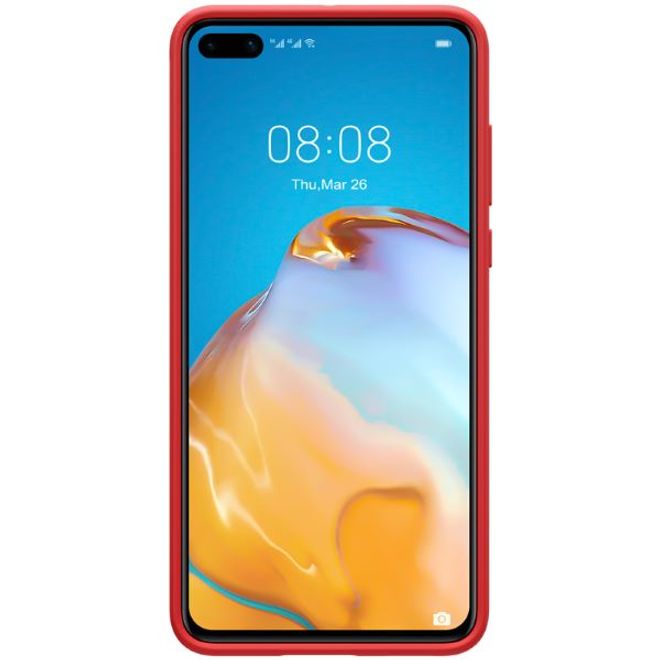 Nillkin - Huawei P40 Handyhülle - Case aus flexiblem Plastik/Silikon - Flex Pure Series - rot