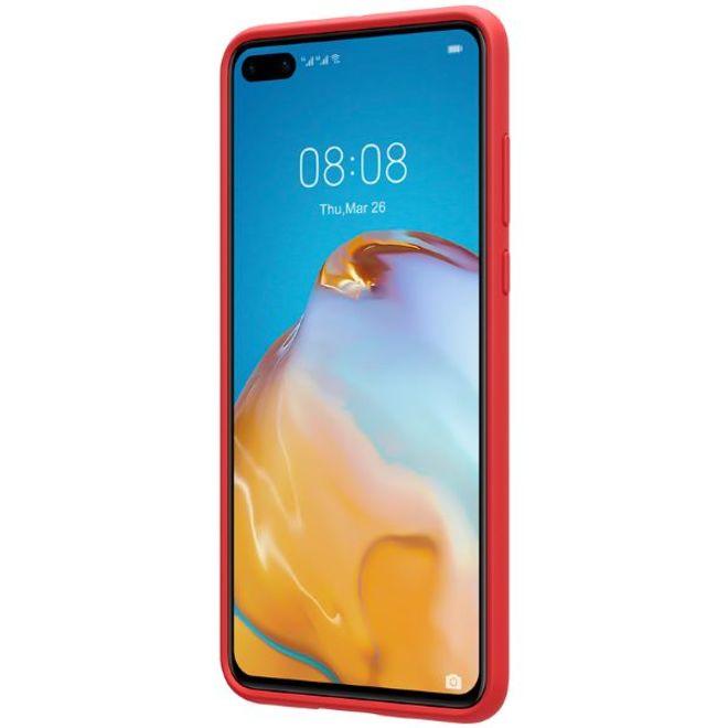 Nillkin - Huawei P40 Handyhülle - Case aus flexiblem Plastik/Silikon - Flex Pure Series - rot