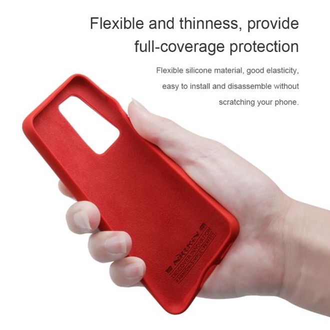 Nillkin - Huawei P40 Handyhülle - Case aus flexiblem Plastik/Silikon - Flex Pure Series - rot
