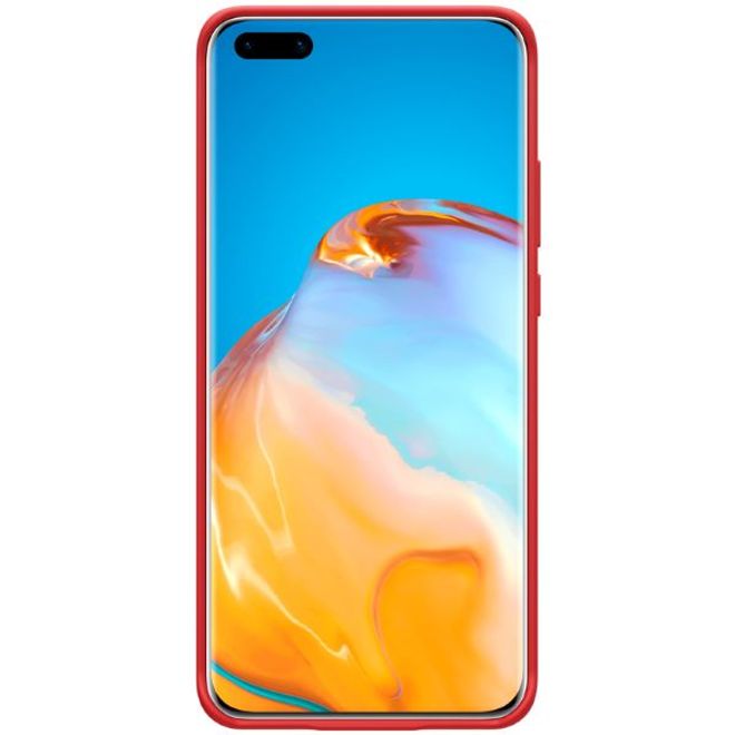 Nillkin - Huawei P40 Pro Handyhülle - Case aus flexiblem Plastik/Silikon - Flex Pure Series - rot