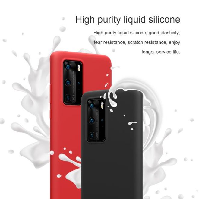 Nillkin - Huawei P40 Pro Handyhülle - Case aus flexiblem Plastik/Silikon - Flex Pure Series - rot