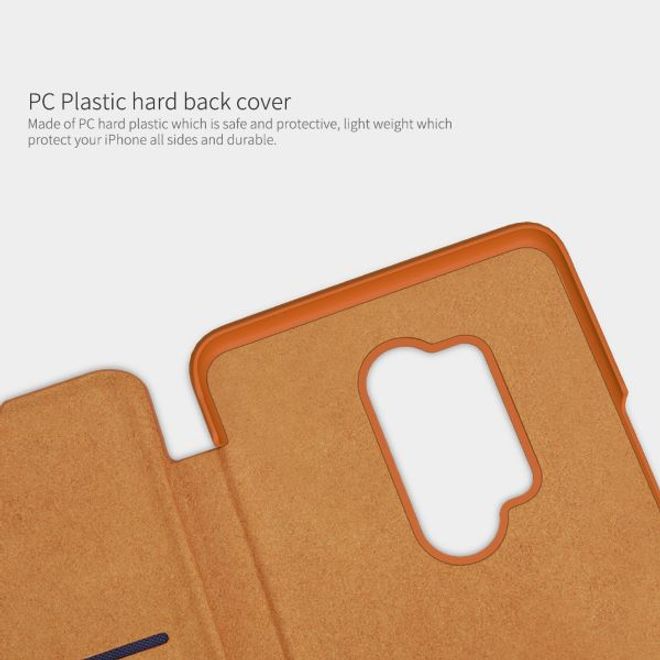 Nillkin - OnePlus 8 Pro Hülle - Leder Book Case - Qin Series - rot