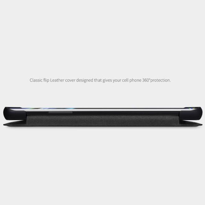 Nillkin - OnePlus 8 Pro Hülle - Leder Book Case - Qin Series - rot